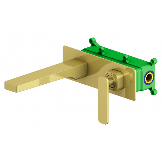 Смеситель для раковины TIMO Torne 4371/17SM С ВНУТРЕННЕЙ ЧАСТЬЮ золото