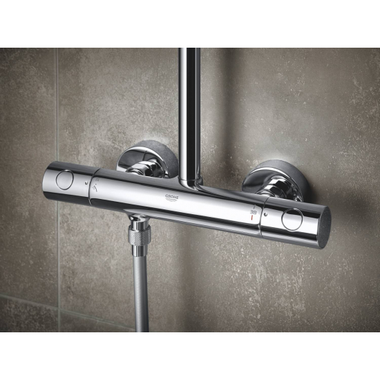 Душевая стойка GROHE Tempesta Cosmopolitan System 250 26670000 с термостатом