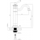 Смеситель для раковины TIMO Adelia 6011/00F