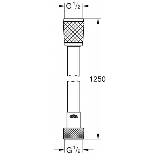 Шланг для душа GROHE Relexaflex 28150002 длина 125 см