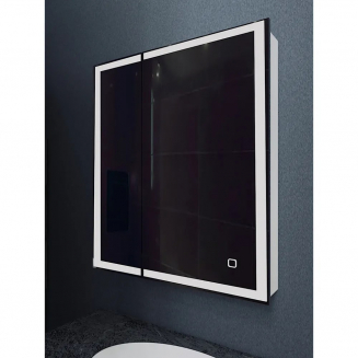Зеркало-шкаф MIXLINE Минио 70x80 правый, с LED подсветкой