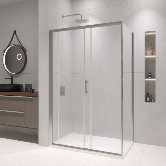 Душевой уголок RGW Passage PA-145 90x100 стекло прозрачное, профиль хром