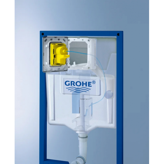 Система инсталляции для унитазов GROHE 38750001 Rapid SL 4 в 1 с овальной кнопкой смыва