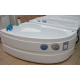 Акриловая ванна BAS Сагра L 160x100 см, угловая, с каркасом, асимметричная