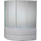 Шторка для ванны BAS Сагра 160x145 (4 створки стекло)