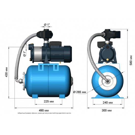 Насосная станция UNIPUMP AUTO MH 300A