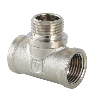 Тройник резьбовой VALTEC 1/2" х 1/2" х 1/2" вн.-нар.-вн. 15 мм VTr.132.N.0004