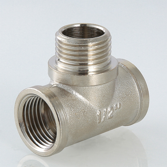 Тройник резьбовой VALTEC 1/2" х 1/2" х 1/2" вн.-нар.-вн. 15 мм VTr.132.N.0004