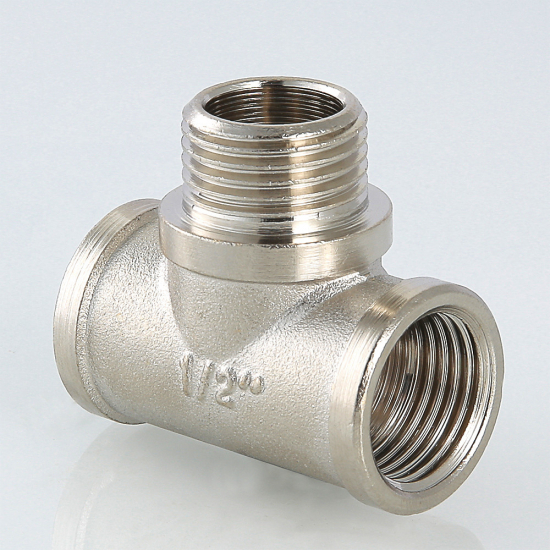 Тройник резьбовой VALTEC 1/2" х 1/2" х 1/2" вн.-нар.-вн. 15 мм VTr.132.N.0004