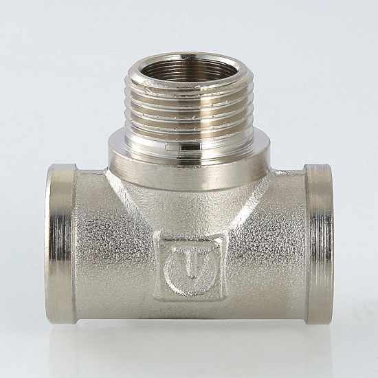 Тройник резьбовой VALTEC 1/2" х 1/2" х 1/2" вн.-нар.-вн. 15 мм VTr.132.N.0004