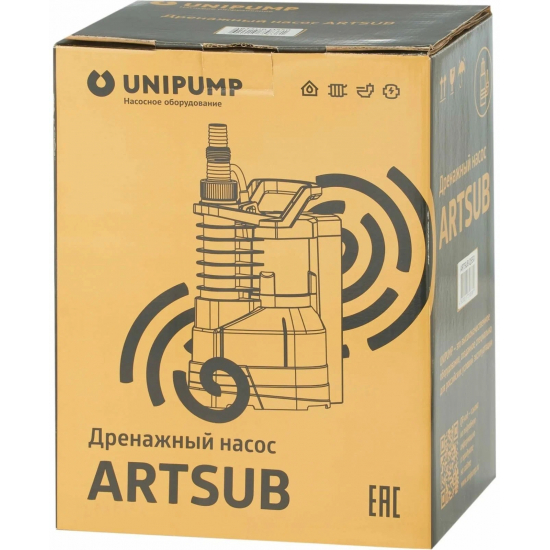 Дренажный насос UNIPUMP ARTSUB Q900 для чистой и грязной воды