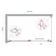 Душевой уголок BelBagno LUCE-AH-1-150/90-C-Cr стекло прозрачное, профиль хром