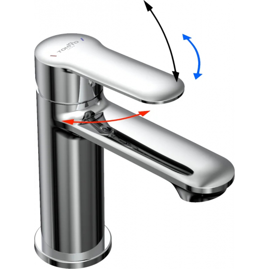 Смеситель для раковины TOKITO Kanda TOK-KAN-1011 хром