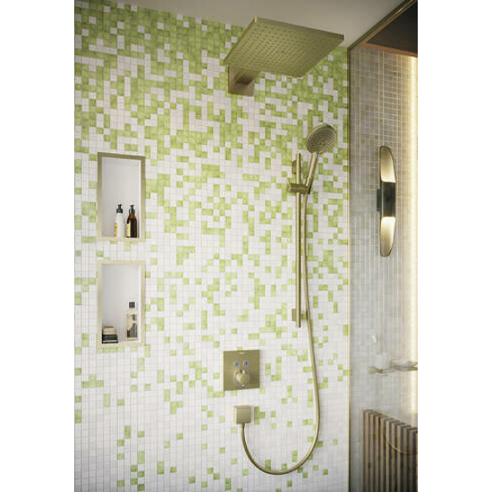 Термостатический смеситель встраиваемый HANSGROHE ShowerSelect 15763140 для душа, шлифованная бронза