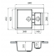 Мойка для кухни GRANICOM Cuba G-017 1.5 чаши 640х492 мм, дакар