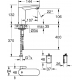 Смеситель для раковины GROHE Eurosmart Cosmopolitan E 36327001 сенсорный
