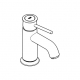 Смеситель для раковины GROHE BauClassic 23162000 хром