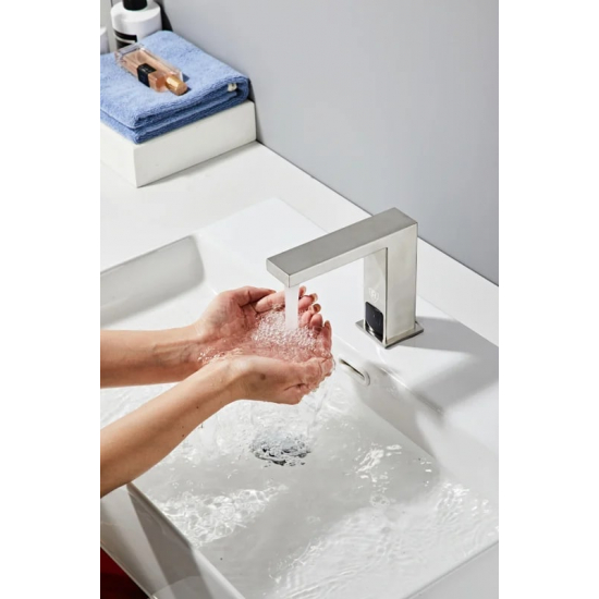 Смеситель для раковины RUSH Tinos TI3732-14 сенсорный, сатин