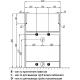 Тумба с раковиной под стиральную машину АКВАТОН Лондри 60 R раковина 120 чаша справа