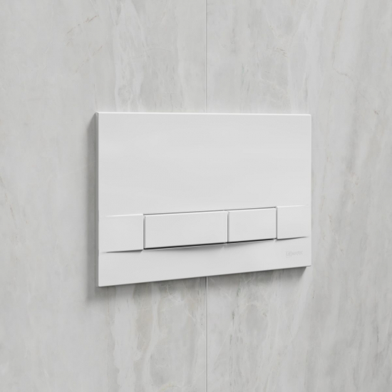 Кнопка для инсталляции LEMARK BIT 9804008, белая, клавиши квадрат