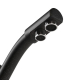 Смеситель для кухни MIXLINE ML-GS05 (308) с подключением к фильтру, чёрный