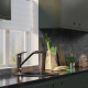Смеситель для кухни MIXLINE ML-GS05 (308) с подключением к фильтру, чёрный