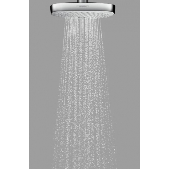 Верхний душ HANSGROHE Croma Select E 180 26524400 белый/хром