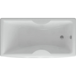 Акриловая ванна АКВАТЕК Феникс FEN150-0000031 150x75 см, с каркасом со сливом-переливом