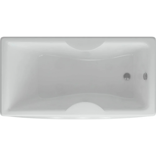 Акриловая ванна АКВАТЕК Феникс FEN150-0000031 150x75 см, с каркасом со сливом-переливом