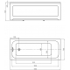 Акриловая ванна АКВАТЕК Мия MIY170-0000004 Eco-Friendly 170x70 см, без опоры