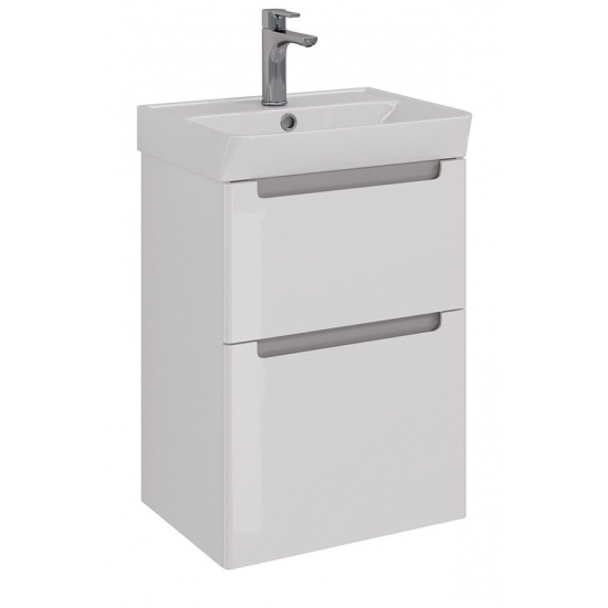 Тумба для комплекта LEMARK Buno 50, 2 ящика, белая, под раковину Neon 50