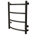 Полотенцесушитель электрический MIXLINE Capella 60x50 201 Вт, чёрный