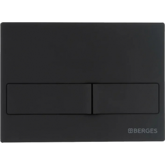 Кнопка для инсталляции BERGES NOVUM L5 Soft Touch чёрная
