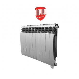 Радиатор биметаллический ROYAL THERMO BiLiner Silver Satin 500/87 VR 10 секций
