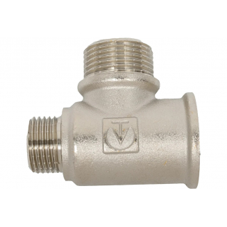 Тройник резьбовой VALTEC 3/4" х 3/4" х 1/2" вн.-нар.-нар. 20-20-15 мм VTr.133.RN.050504