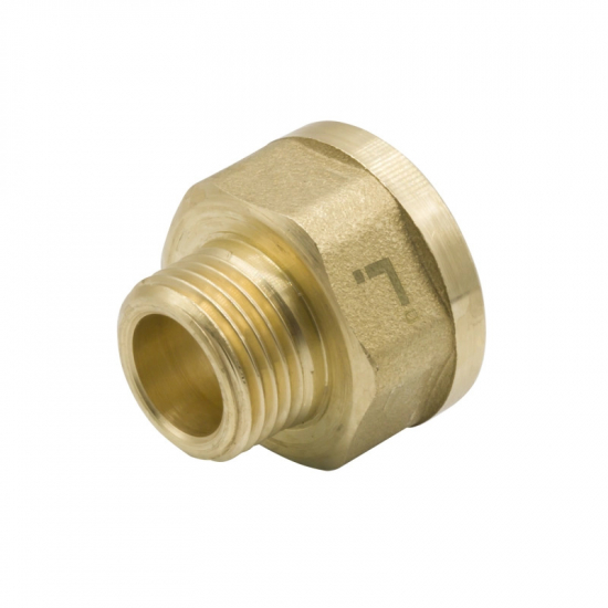 Переходник резьбовой LEXLINE 3/4" x 1/2" латунный 20-15 мм