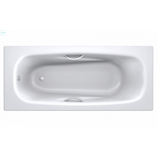 Ванна стальная BLB Universal Anatomica HG B75L 170x75 см, толщ. 3.5 мм, с отверстиями для ручек