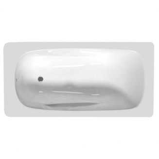 Ванна стальная BLB Universal Anatomica HG 150x75 см, толщ. 3.5 мм с отверстиями для ручек, с ножками