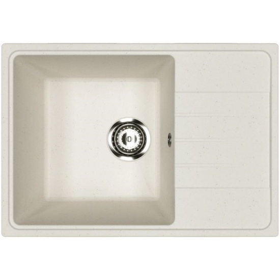 Мойка для кухни MIXLINE Ультра ML-GMU06 600х420 мм, белый