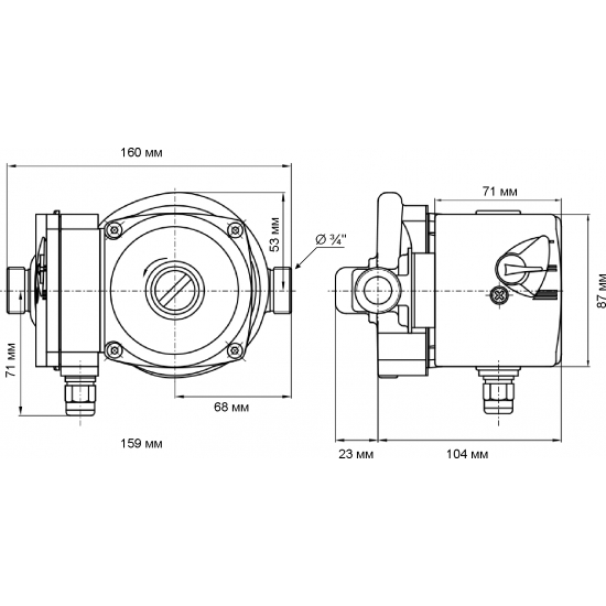 Насос повышения давления UNIPUMP UPA 15-90