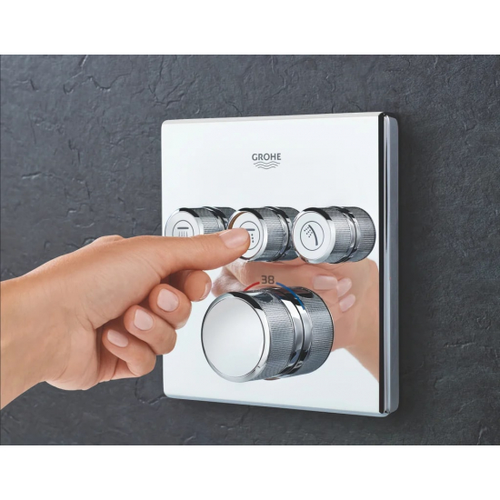 Термостатический смеситель встраиваемый GROHE Grohtherm SmartControl 29126000 для душа, хром