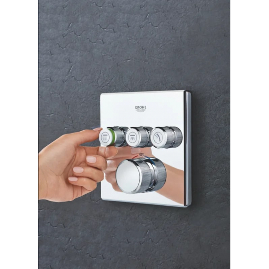 Термостатический смеситель встраиваемый GROHE Grohtherm SmartControl 29126000 для душа, хром