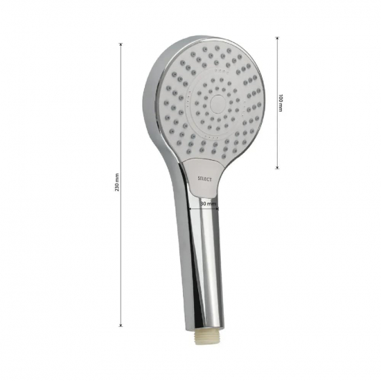Лейка для душа GFMARK 6018 кнопочное управление, 3 режима