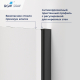 Душевой уголок RGW Passage PA-83-B 90x90 стекло прозрачное, профиль чёрный