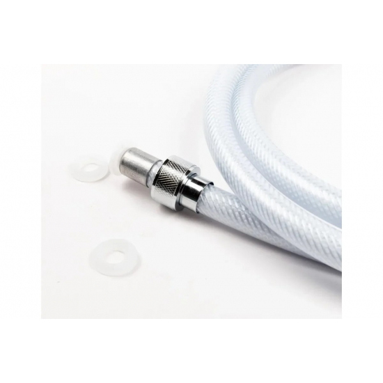 Шланг для душа TURBOFLEX ПВХ белый, длина 150 см 