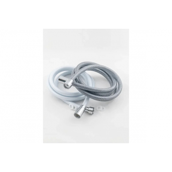 Шланг для душа TURBOFLEX ПВХ белый, длина 150 см 
