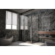 Душевой уголок VECONI Premium Trento PTC-SP-30GR 130x80, стекло прозрачное, профиль графит