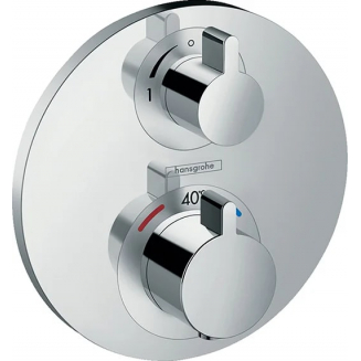 Термостатический смеситель встраиваемый HANSGROHE Ecostat S 15757000 С ВНУТРЕННЕЙ ЧАСТЬЮ, хром