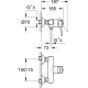 Смеситель для душа GROHE BauClassic 32867000 хром