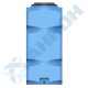 Ёмкость AНИОН Т500ВФК2З объем 500 литров с дыхательным клапаном и сливом синяя